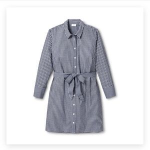 VVFT Gingham Shirt Dress Women’s Plus 1X